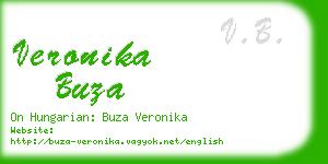 veronika buza business card